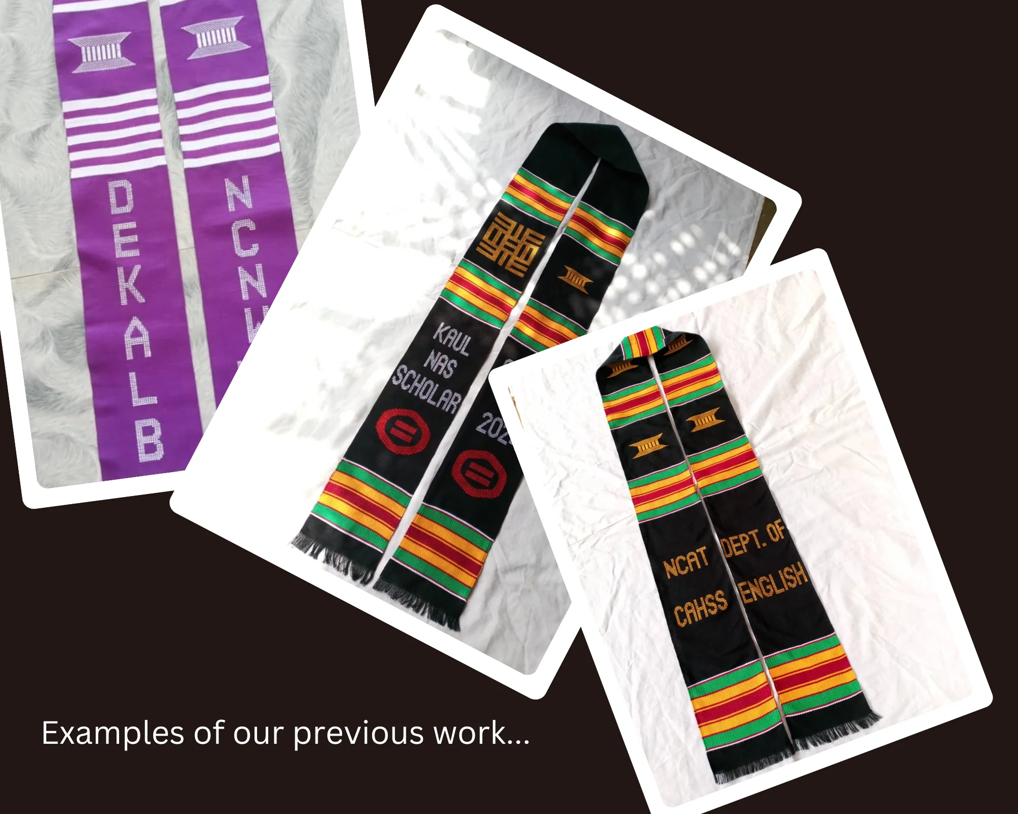 Bulk Order Custom Kente Stoles - Image 4