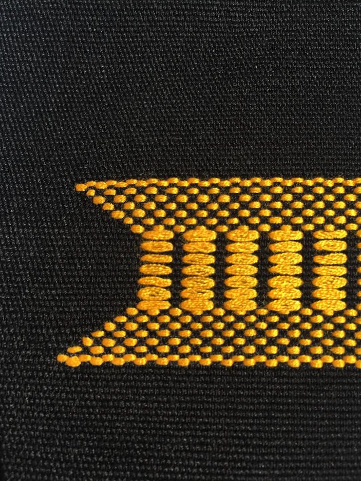 Class of 2026 Authentic Handwoven Kente Cloth Graduation Stole (with Double Vertical Year) - Image 4