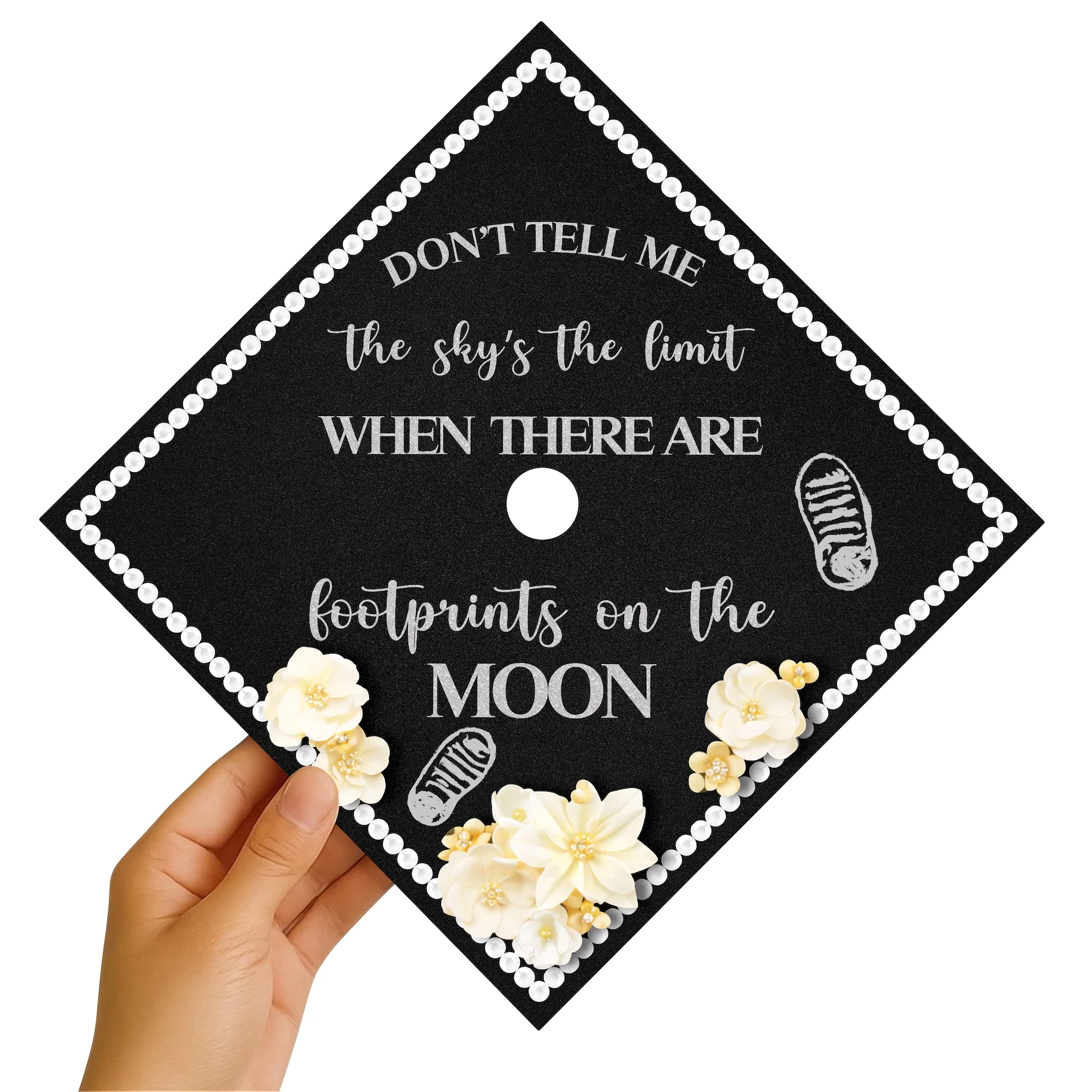 Don’t Tell Me the Sky’s the Limit Graduation Cap Topper - Image 4