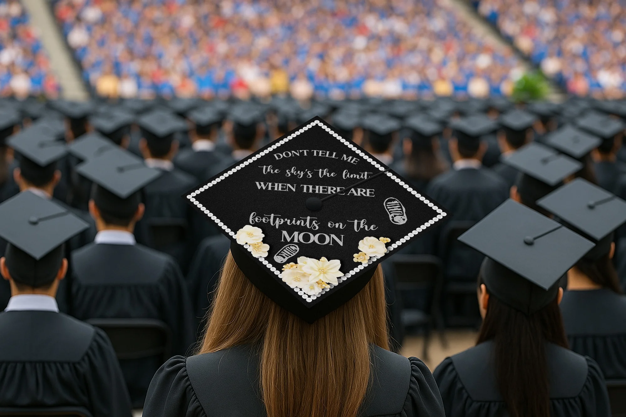 Don’t Tell Me the Sky’s the Limit Graduation Cap Topper - Image 5