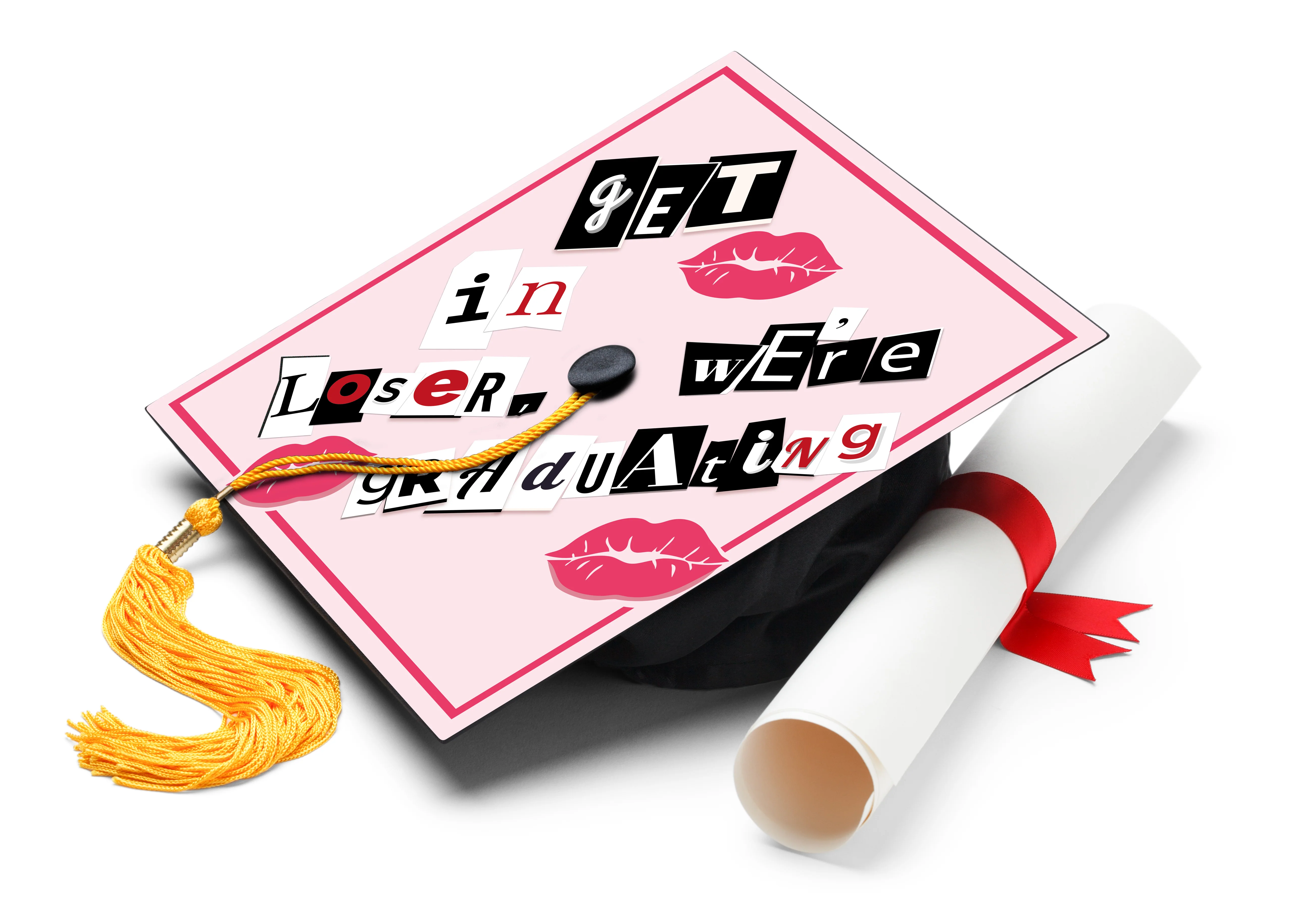 Get In Loser, We're Graduating Graduation Cap Topper
