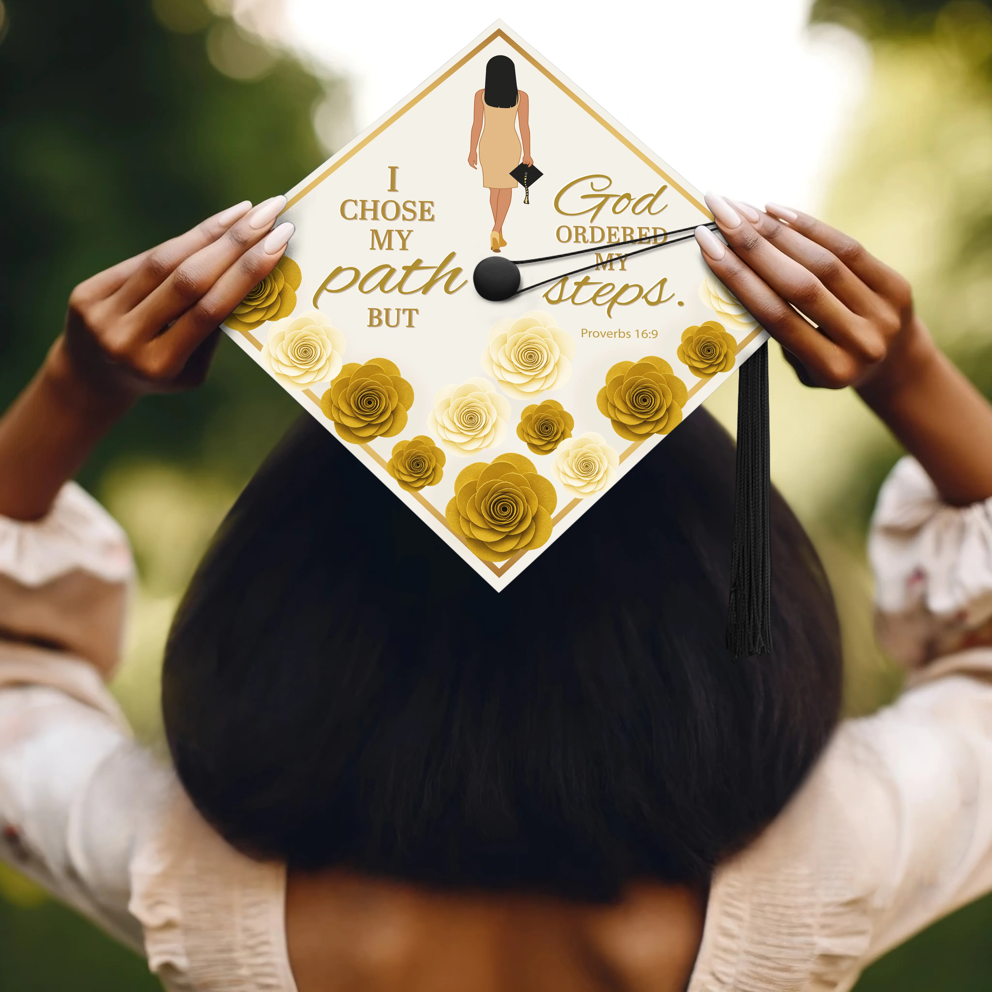 I Chose My Path Graduation Cap Topper - Image 5