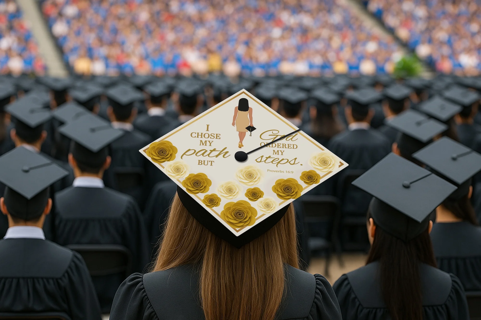 I Chose My Path Graduation Cap Topper - Image 7