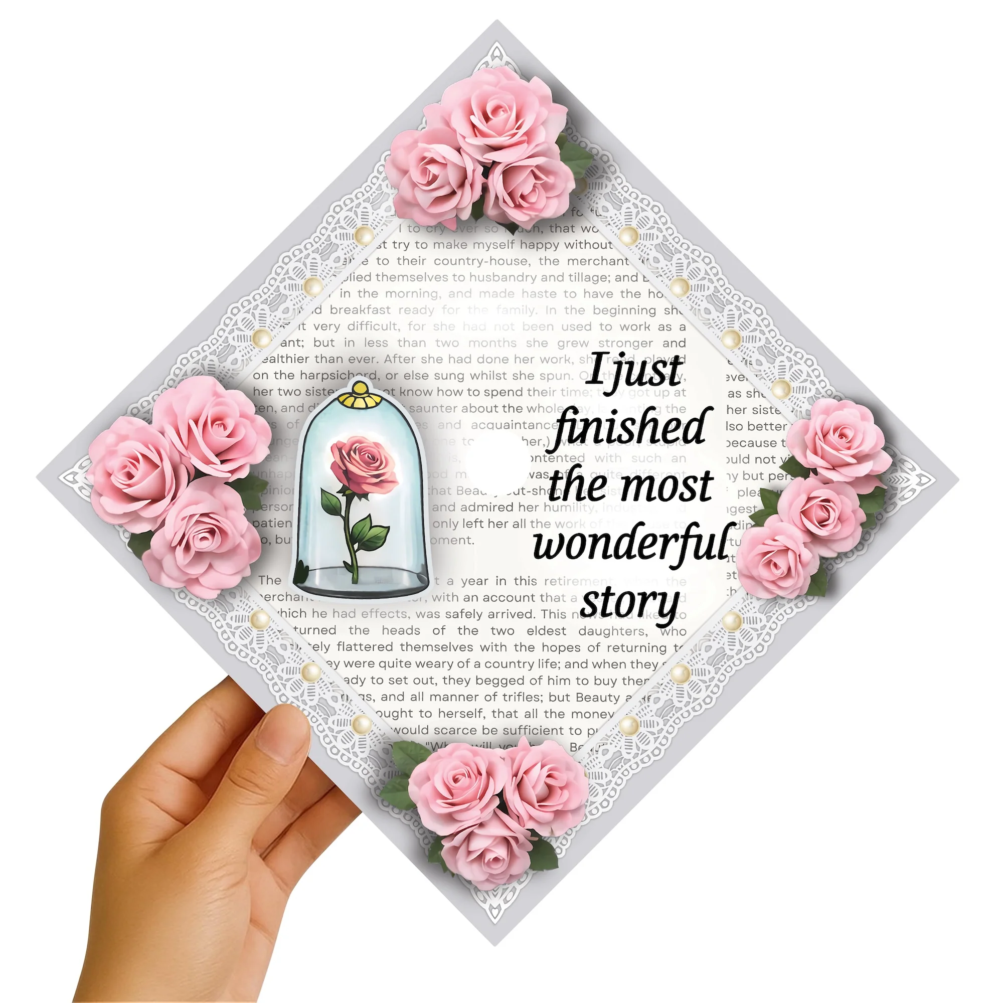 I Just Finished the Most Wonderful Story Graduation Cap Topper - Image 4