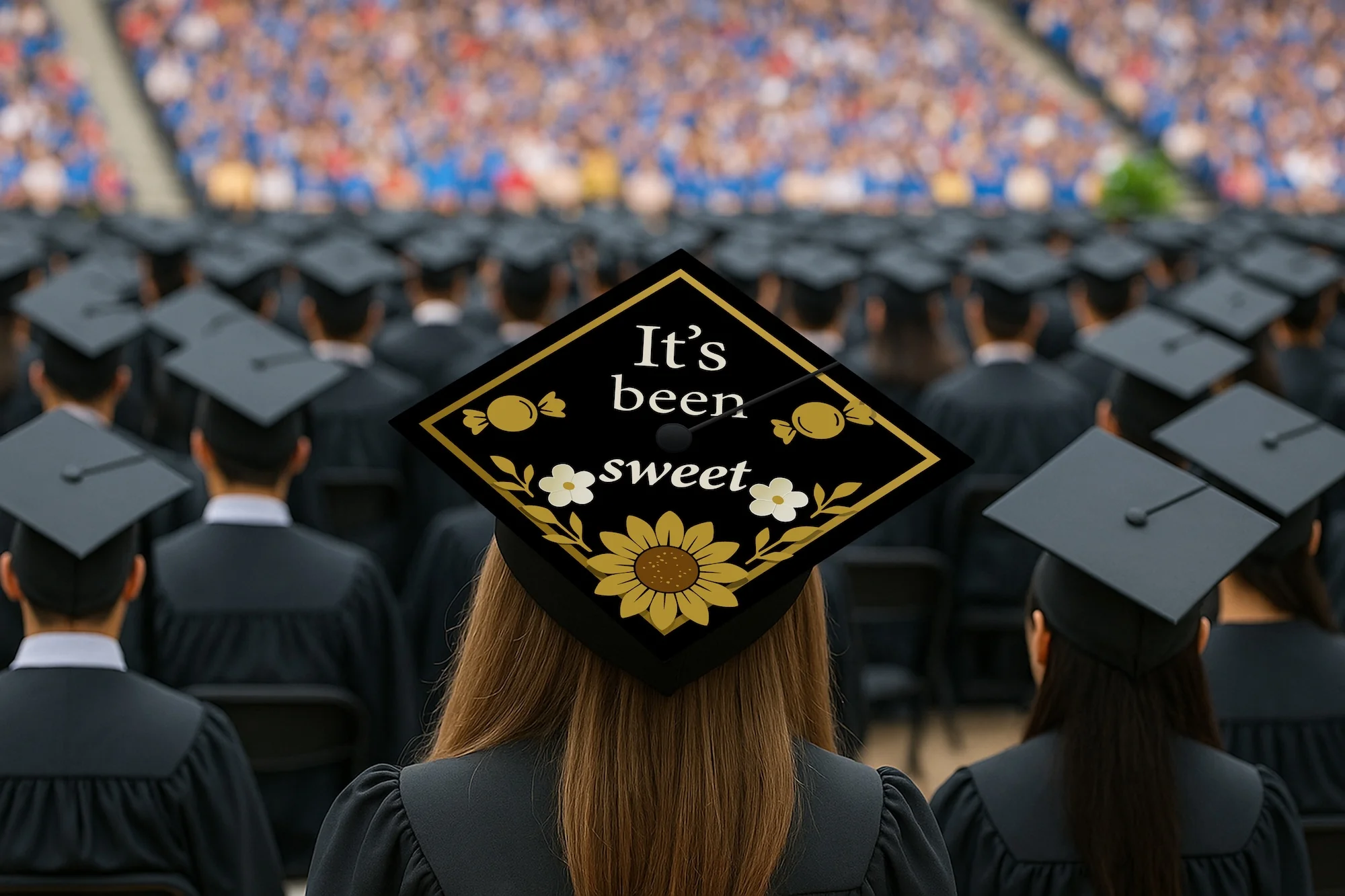 It's Been Sweet Graduation Cap Topper - Image 7