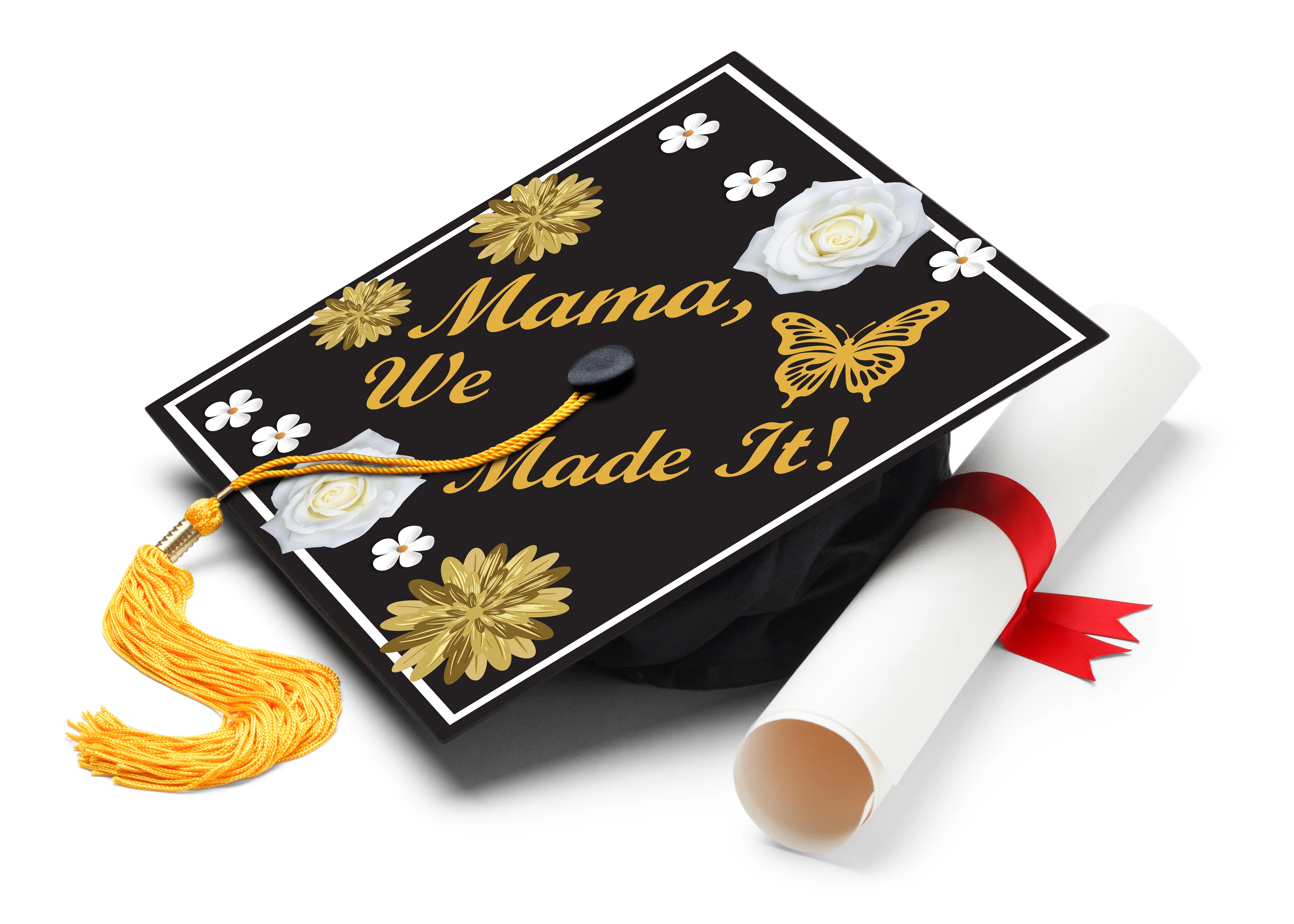 Mama, We Made It Graduation Cap Topper