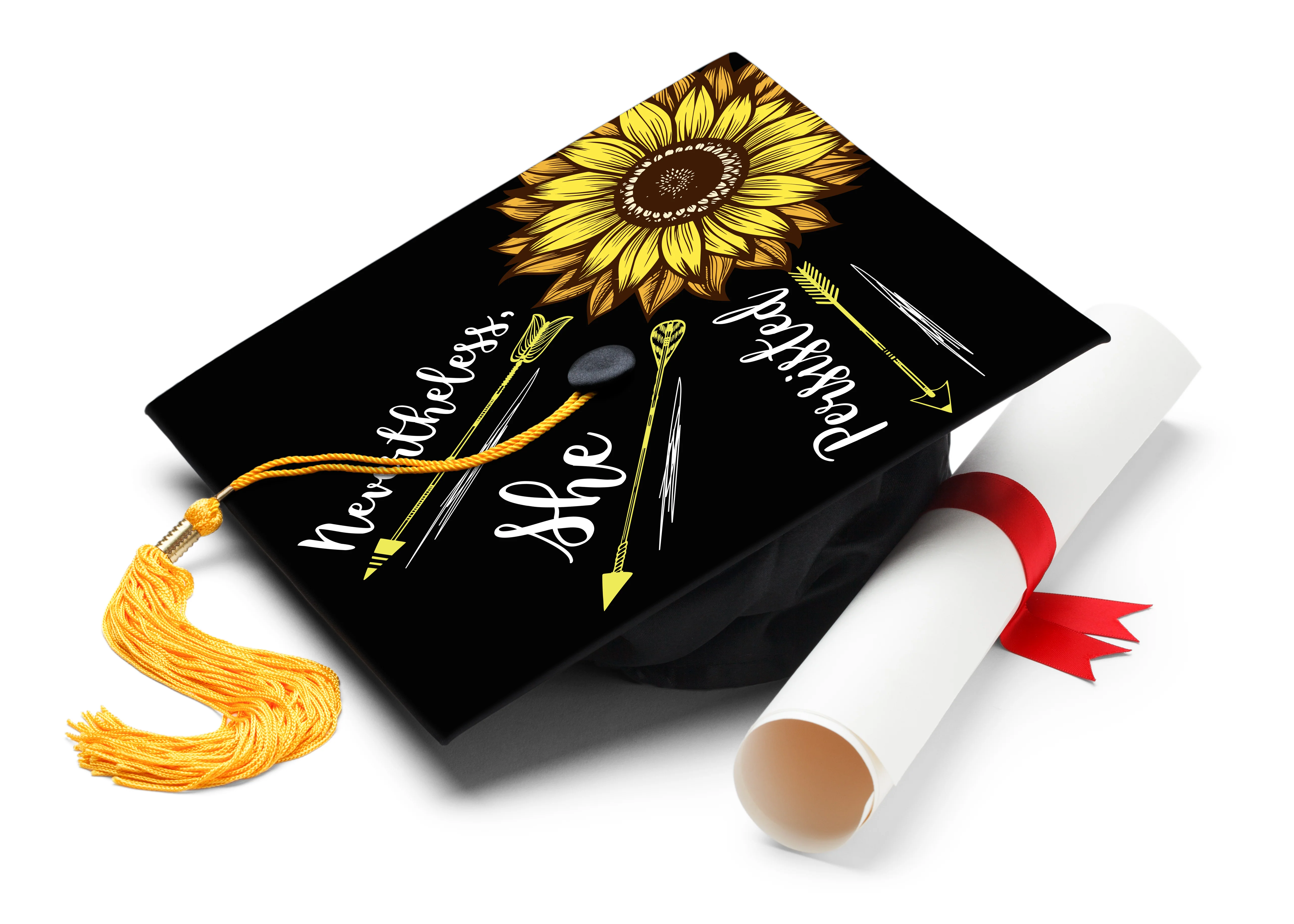 Nevertheless, She Persisted Graduation Cap Topper - Image 5