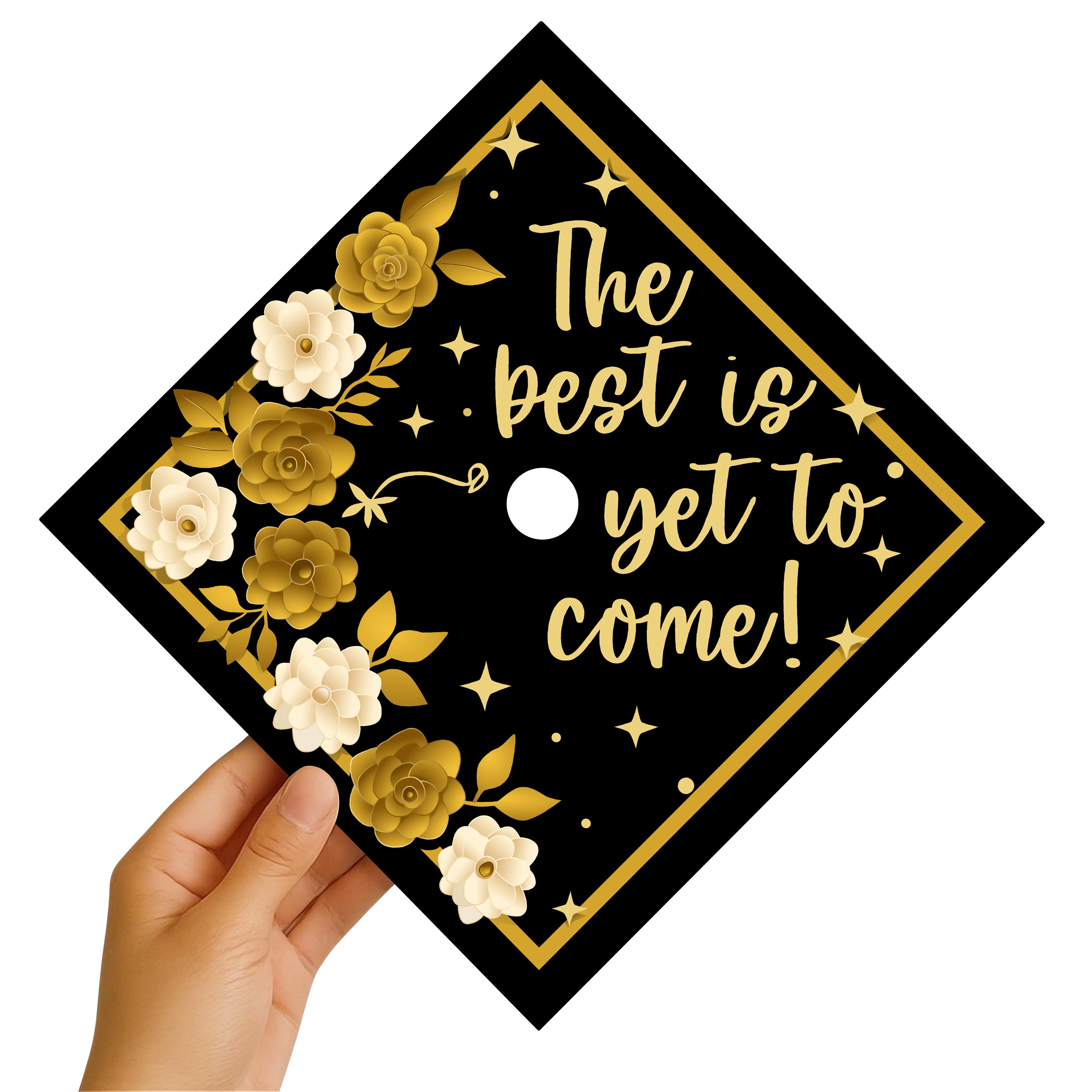 The Best Is Yet to Come Graduation Cap Topper - Image 2
