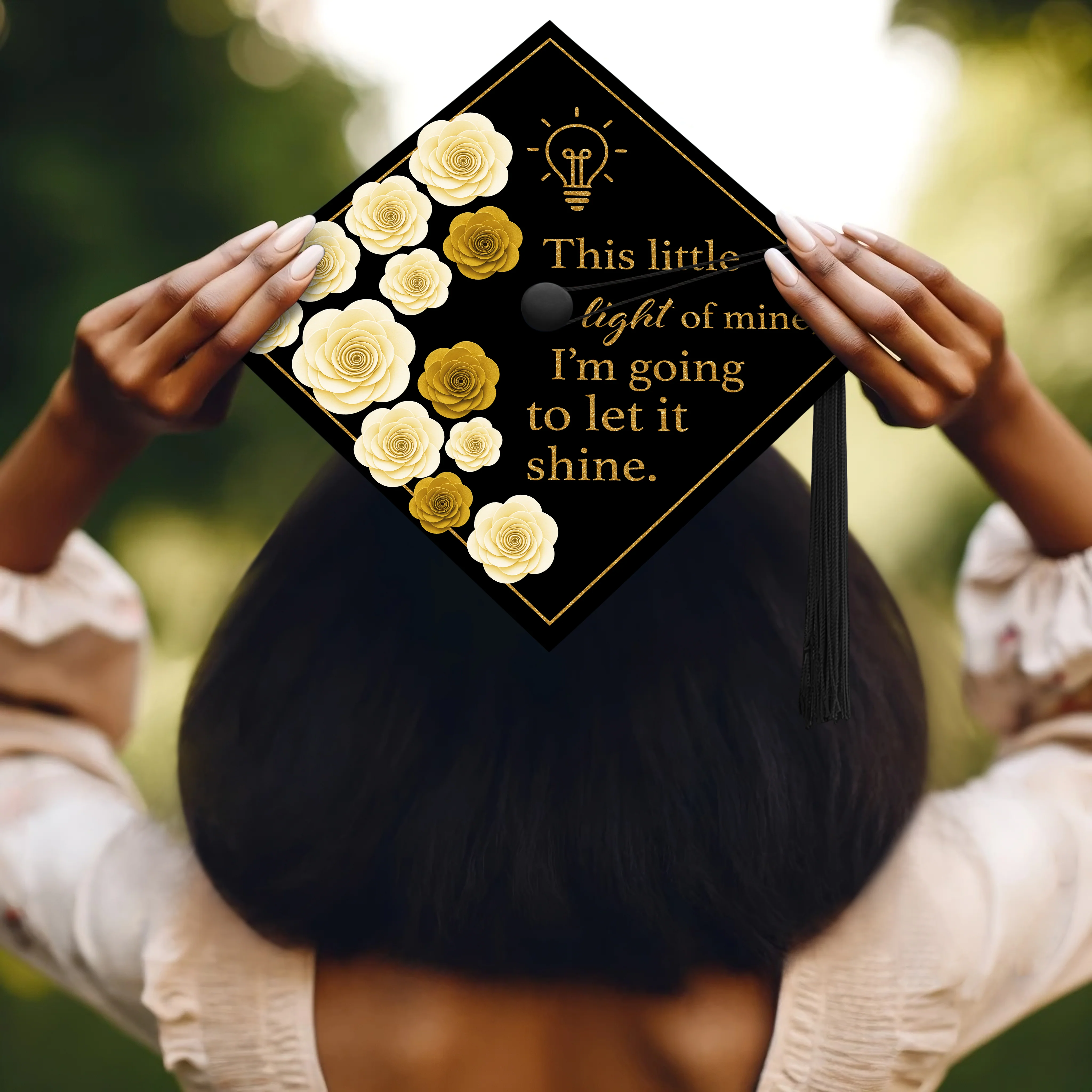 This Little Light of Mine Graduation Cap Topper - Image 5