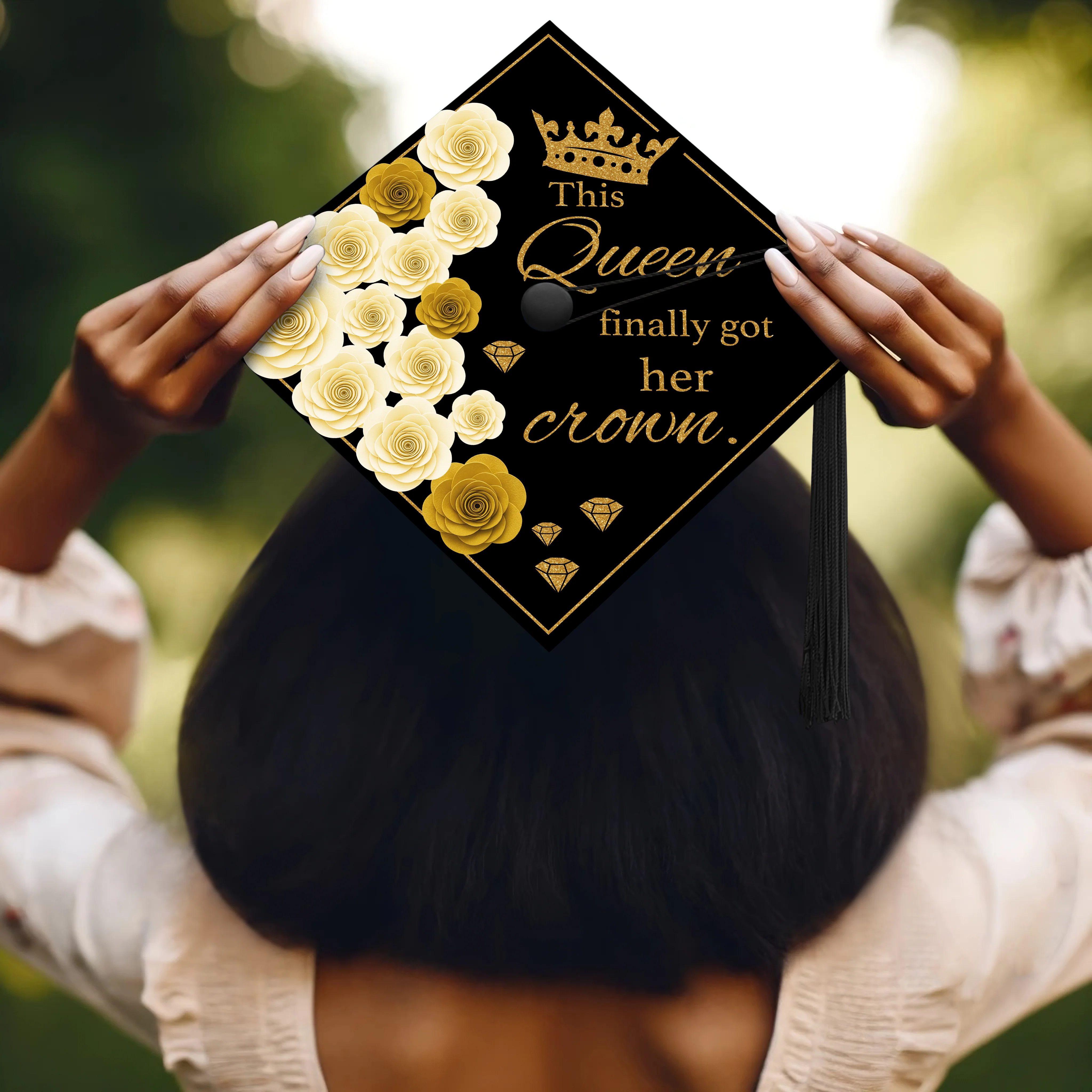 This Queen Finally Got Her Crown Graduation Cap Topper - Image 5