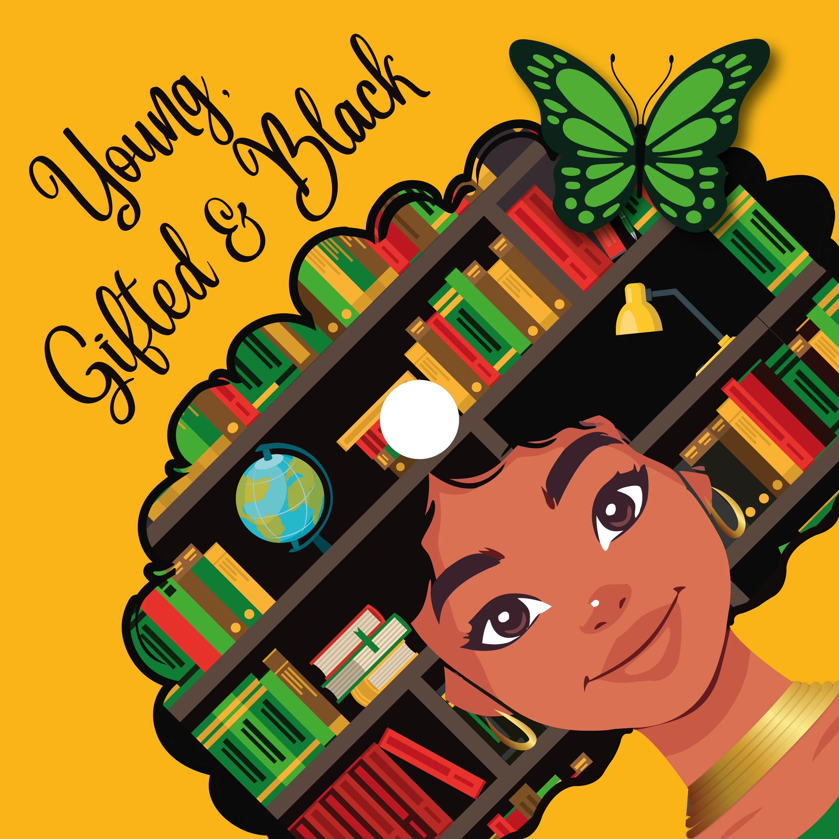 Young, Gifted & Black Graduation Cap Topper - Image 3